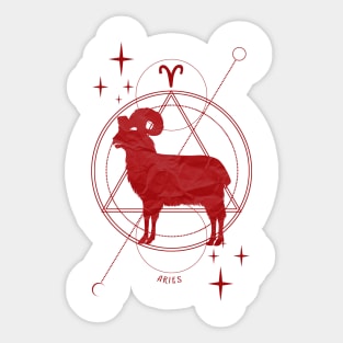 Zodiac, Aries, Astrology, Star sign, Stars Sticker